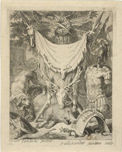 Frontespizio per una serie di scene della vita di Achille da J. Alexander Janssens