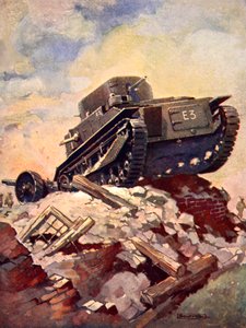 Un carro armato della Prima Guerra Mondiale da J. Allen (after) Shuffrey