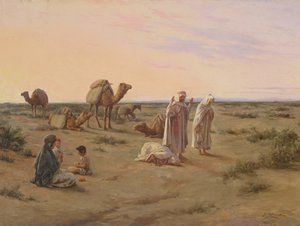 Pregare nel deserto da J. Alsina