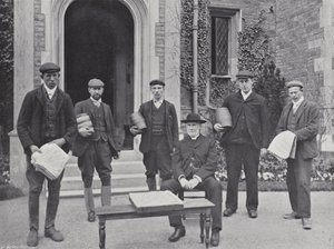 Festival della torta di lepre di Hallaton, il vicario e la deputazione da J. Benjamin Stone