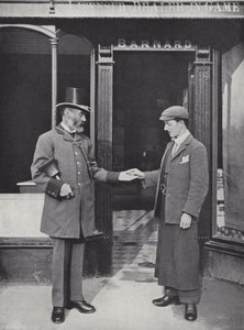 Hocktide a Hungerford, Banditore che Raccoglie Monete da J. Benjamin Stone
