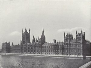 Il Palazzo di Westminster da J. Benjamin Stone
