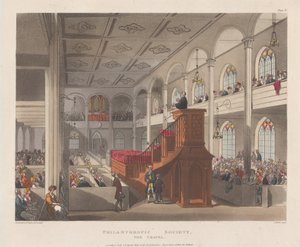 Società Filantropica, La Cappella, 1 aprile 1809 da J. Bluck