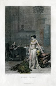 Cleopatra e Cesare Antonio e Cleopatra, XIX secolo da J. C. Armytage
