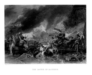 La Battaglia di La Hogue, 1692, 1860
