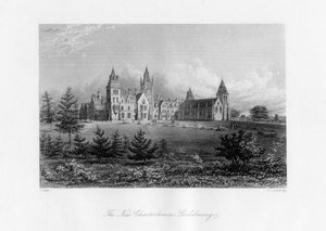 La nuova Charterhouse, Godalming, Surrey, fine XIX secolo da J. C. Armytage