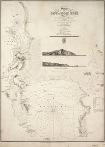 Mappa del Capo di Buona Speranza da J. & C. Walker