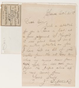Lettera al redattore del Liverpool Weekly Courier, 21 ottobre 1917 da J. Capstick