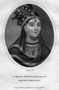 Una principessa cinese della razza tartara Manchu, 1801