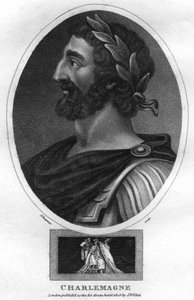 Carlo Magno, o Carlo il Grande, Re dei Franchi e Imperatore del Sacro Romano Impero, 1805 da J. Chapman