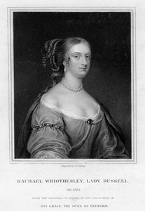 Rachael Wriothesley, Lady Russell, XIX secolo da J. Cochran