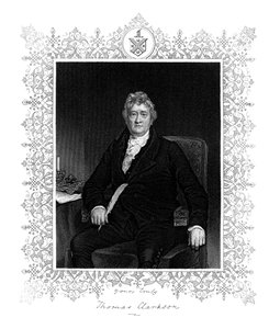 Thomas Clarkson, politico inglese e attivista contro la schiavitù, XIX secolo da J. Cochran