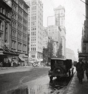 Broadway e il Times Building, New York City, USA, XX secolo da J. Dearden Holmes