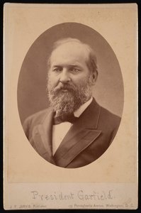 Ritratto di James Abram Garfield da J F Jarvis