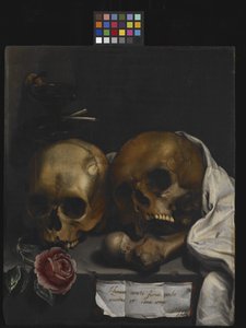 Natura morta vanitas da J Falk