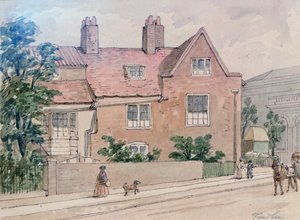 Vecchie case a Kennington Green, 1855 da J. Findley