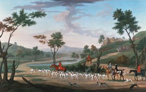 Scena di caccia al galoppo da J. Francis Sartorius
