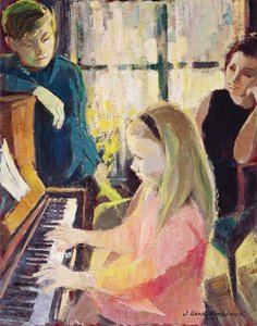 Al pianoforte da J. Gard Urbanek