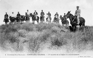Cavalleria della Legione Straniera Francese, Forthassa Gharbia, Algeria, c1905