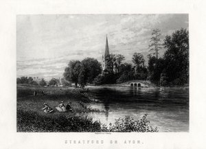 Stratford on Avon, Inghilterra, 1883 da J. Godfrey