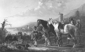 Il paggio schiavo, c1854 da J. Godfrey