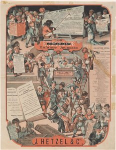 Fondslijst van J. Hetzel & Cie te Parijs da J. Géoffroy Dickinson