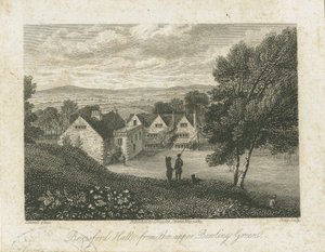 Dovedale - Beresford Hall: incisione in acciaio, nd [1815]