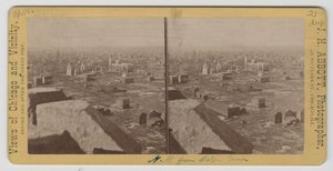 Vista stereografica a nord-ovest dalla torre dell