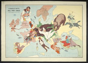 Mappa caricaturale dell
