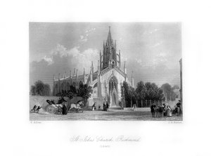 Chiesa di San Giovanni, Richmond, 1840 da J. H. Kernot