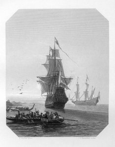 Abel Tasman, navigatore, esploratore e mercante olandese del 17° secolo da J. H. Rennefeld
