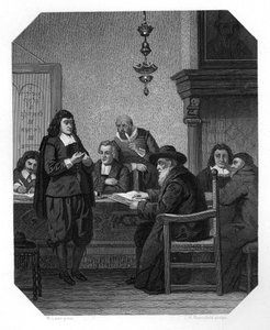 Benedict Spinoza, filosofo olandese del XVII secolo, c1870 da J. H. Rennefeld