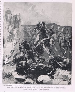 La distruzione della squadra di cannoni di De Wet e la riconquista di uno dei cannoni da 15 libbre persi a Stormberg da J. H. Thornely