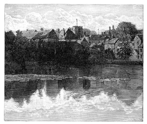 Luogo di nascita di Richard Cobden, Midhurst, Sussex da J Harmsworth