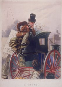 Cocchiere di cab, Londra, 1854