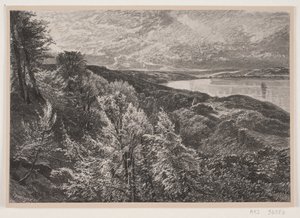 Vista da Munkebjerg sul fiordo di Vejle da J. Hildebrand