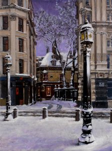 Dean Close Londra, 2000 (pittura a olio) da J Hugh L Beattie
