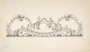 Progetto per decorazione di pannelli, 1828-40