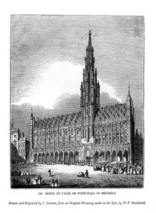 Hotel de Ville, o municipio di Bruxelles, 1843