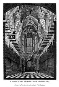 Interno della Cappella di Enrico VII, Abbazia di Westminster