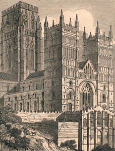 Vista nord-ovest della cattedrale di Durham