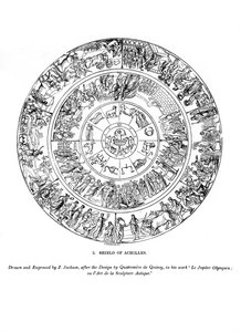 Scudo di Achille, 1843 da J. Jackson