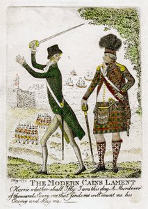 Il lamento del moderno Caino, 1798