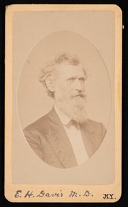 Ritratto di Edwin Hamilton Davis 1811-1888, Prima del 1888 da J Kraft