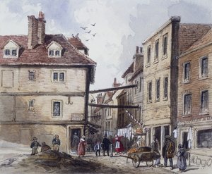 Chick Lane, Londra, c1840 da J Maund