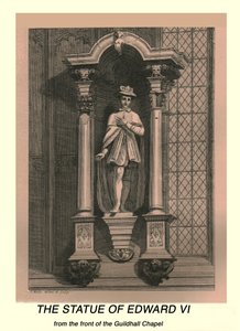La statua di Edoardo VI da J Mills