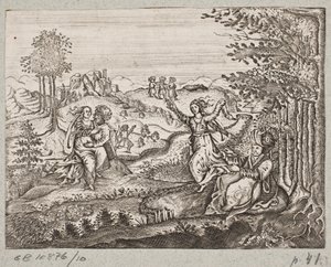Illustrazione per Adam Olearius, “Persianischer Rosenthal von einem Sinnreichen Poeten Schich Saadi [...]”, Schleswig 1660 da J. Muller