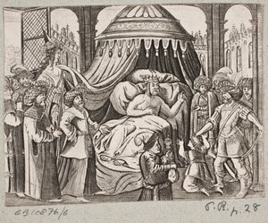 Illustrazione per Adam Olearius, “Persianischer Rosenthal von einem Sinnreichen Poeten Schich Saadi [...]”, Schleswig 1660