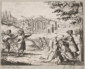 Illustrazione per Adam Olearius, “Persianischer Rosenthal von einem Sinnreichen Poeten Schich Saadi [...]”, Schleswig 1660 da J. Muller