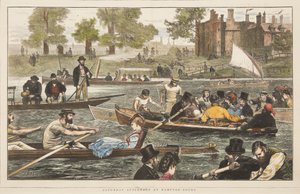 Sabato pomeriggio a Hampton Court da J. Nash